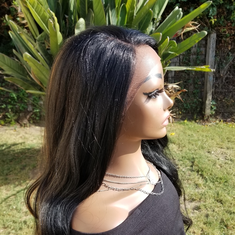 360 Lace Frontal💥 Body Wave Human Hair Blend - Picture 11 of 12